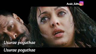 Usrae poguthu ursae poguthu  Vikram love failure WhatsApp status  Araki editz [upl. by Atisor]