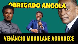 Venâncio Mondlane agradece aos angolanos e em particular ao Presidente Adalberto Costa Júnior [upl. by Okiman]