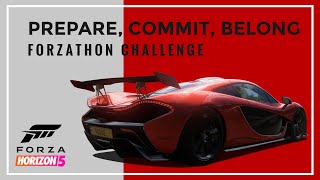 Forza Horizon 5 Prepare Commit Belong  Forzathon Challenge Guide [upl. by Wolfort585]