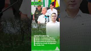 Aumento de unidades militares y policiales en el huila [upl. by Akessej420]