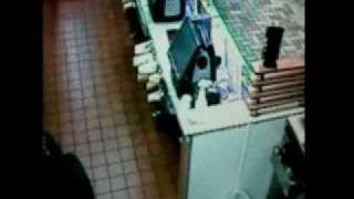 Man Crawl Through McDonalds DriveThrough Window And Attack Employee [upl. by Attegroeg743]