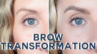 Easy Eyebrow Makeup…INSTANTLY fuller Brows [upl. by Elephus]