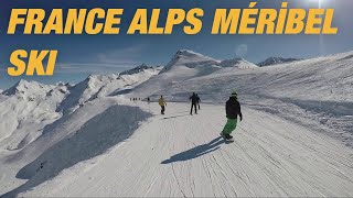 FRANCE ALPS MÉRİBEL SKI [upl. by Rufford750]