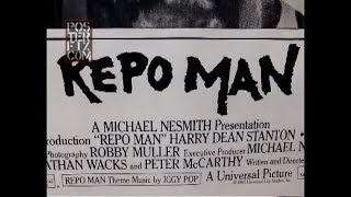 REPO MAN 1 sheet poster 1984  Linen Backed [upl. by Gregorio199]