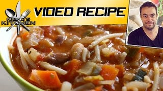 How to make Minestrone Soup [upl. by Ariait]