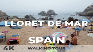 4K Lloret de Mar Spain  Walking Tour 2022  Costa Brava 2022 [upl. by Lenore]