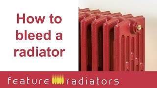 How to bleed a radiator [upl. by Cusack]