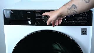 Washer Dryer LG Vivace R750  How to Set Temperature Manually  Adjust Wash Temperature Settings [upl. by Neelyaj]