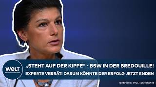 WAGENKNECHT quotEs entstehen Rissequot Koalitionsverhandlungen mit CDU in Thüringen BSW auf der Kippe [upl. by Edmund410]