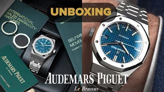 UNBOXING MY NEW Audemars Piguet Royal Oak Finally Arrived [upl. by Atinit638]