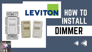 How To Install Leviton Illumatech Slide Dimmer IPL0610M diy howto how [upl. by Stewardson822]