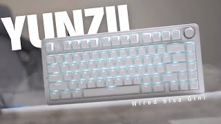 Keyboard Wired Ternyaman  Yunzii B75 [upl. by Aelanna]