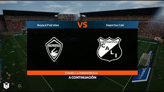 Patriotas vs Deportivo Cali ● Liga Betplay 2024 ● Pes 2021 [upl. by Eisler]