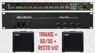 MESABoogie Rig TriAxis 5050 amp Recto 1x12s PRESETS available  Strat Ibanez RG Line 6 Helix [upl. by Wallas]