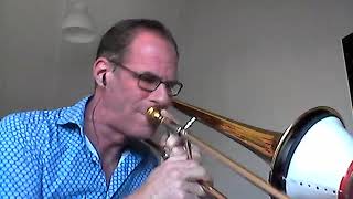 Playing fast on trombone Jazz [upl. by Ondrea]