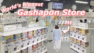 World’s BIGGEST Gashapon Store  100 Gashapon Challenge 🧸 [upl. by Nwahsaj195]