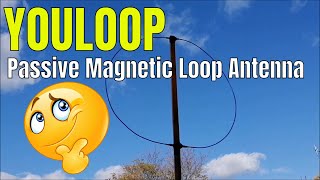 Recent purchase and setup of the YouLoop Passive Magnetic Loop Antenna for use on Longwave and VLF [upl. by Madden]