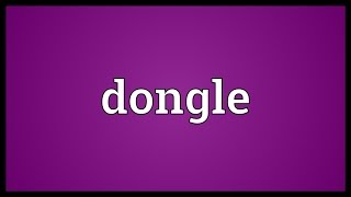 Dongle Meaning [upl. by Ribaudo]