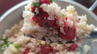 Lets cook egg fried rice with hotdog recipe food viral trending asmr [upl. by Cissiee]