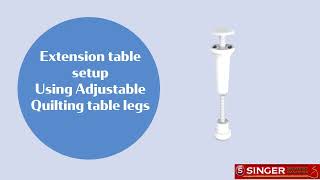 How To Fit Adjustable Height Extension Table Legs [upl. by Roach]