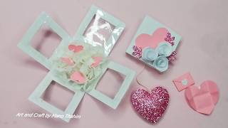 Aesthetic gift ideas for best friend  DIY Paper Gift Box  Cute Gift Ideas  Handmade Surprise box [upl. by Balling]