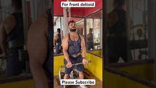 How to cable front raises shoulderworkout shorts goku [upl. by Pradeep691]