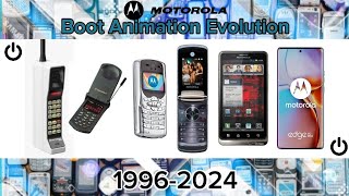 Motorola Boot Animation Evolution 19962024 motorola motorolaphone motorolaevolution motorolafp [upl. by Novahc]