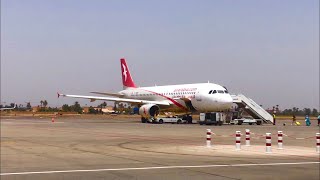 REVIEW  Air Arabia Maroc  Marrakech RAK  Fez FEZ  Airbus A320200  Economy [upl. by Dirfliw]