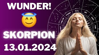 SKORPION ♏️⭐️ EIN WUNDER FÜR DICH 😱 Horoskop  13Januar 2024 skorpion tarot [upl. by Haerr561]