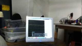 Homemade Soundcard Oscilloscope  Crank Sensor Test [upl. by Erund]