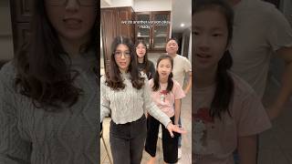 Surprise my family with ‘wait’ challenge in Chinese version😝 funnyvideo comedy challenge lol [upl. by Eelyr]