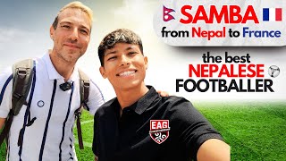 Meeting SAMBA the NEPAL🇳🇵 Football STAR in Guingamp 🇫🇷 [upl. by Hsot]