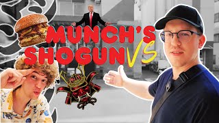 Burger Challenge  Munch Burger VS Shogun Burger [upl. by Amalbergas774]