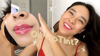 HUNT Oil and Jelly Lip Tints  Testing April Skin and Nature Republic [upl. by Birecree]