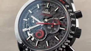 Omega Speedmaster Dark Side of The Moon quotTeam Alinghiquot Chronograph 31192443001002 Omega Review [upl. by Acirrej]