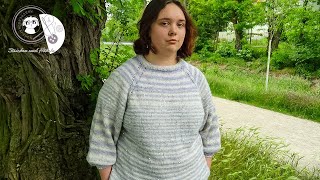 Pullover stricken  RVO stricken  Sternenleuchten Vorstellung  Maschenschäfchen [upl. by Estella64]