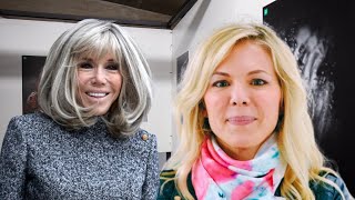 Brigitte Macron sous le charme du talent artistique de Laurence  Un Étonnant moment mère fille [upl. by Zeugirdor905]