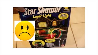 Broken Star Shower Laser Light [upl. by Eaves]