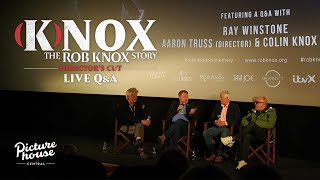 Knox The Rob Knox Story  Directors Cut  Live QampA with Ray Winstone Aaron Truss amp Colin Knox [upl. by Naehs]