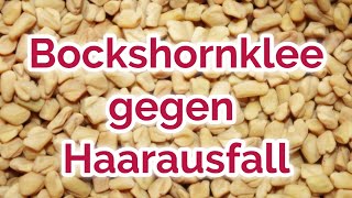 Bockshornklee gegen Haarausfall Schuppen Entzündungen und Co [upl. by Tiersten]