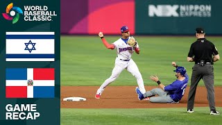 Israel vs Dominican Republic Game Highlights  2023 World Baseball Classic [upl. by Gnad371]