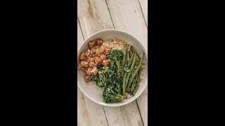 Vegan Tempeh Stir Fry  Sesame Tempeh [upl. by Rayford]