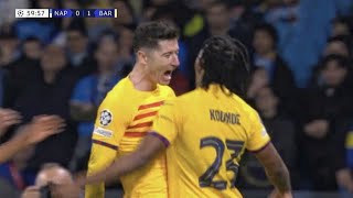 Lewandowski Goal vs Napoli  Napoli vs Barcelona  highlights [upl. by Luigino950]