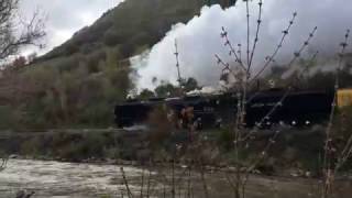 Union Pacific 844 Boise Turn Special flying up Weber Canyon in Utah 42717 [upl. by Audris497]