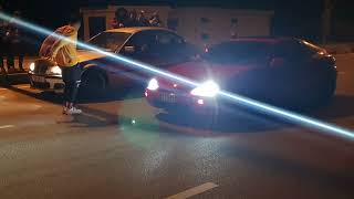 Bmw 330i ile Mazda mx3 v6 Drag [upl. by Anaitat913]