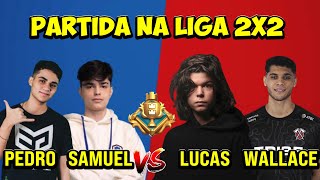 PEDRO TM E SAMUEL BASSOTTO VS LUCASXGAMER E WALLACE  PARTIDA NA LIGA 2X2  CLASH ROYALE [upl. by Linus633]