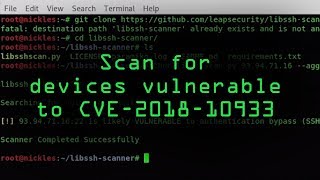 Scan for Devices Vulnerable to the Libssh Exploit Tutorial [upl. by Aifos]