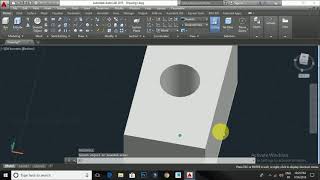 AutoCAD 3D Presspull Command Tamil [upl. by Haney]