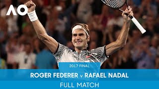 Roger Federer v Rafael Nadal Full Match  Australian Open 2017 Final [upl. by Darius]