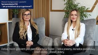 Raportowania niefinansowe  raporty ESG  rpr Katarzyna Siwiec [upl. by Harcourt]